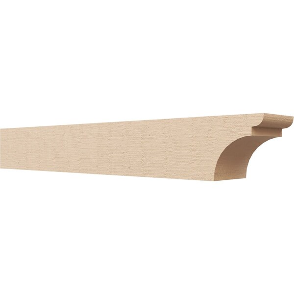 Ekena Millwork 4in. W x 4in. H x 28in. L Yorktown Woodgrain TimberThane Rafter Tail, Primed Tan RFTUR04X04X28YORRCPR - main